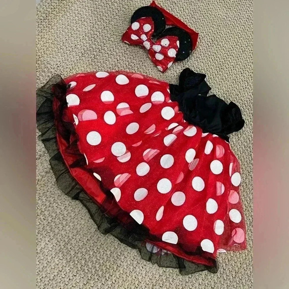 Disney Girls Black | White | Red Minnie Costume size: 6-12 Mo… - Picture 6 of 7